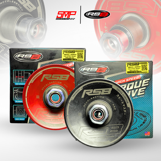 RS8 TORQUE DRIVE ASSEMBLY AEROX NMAX (BLACK/RED)