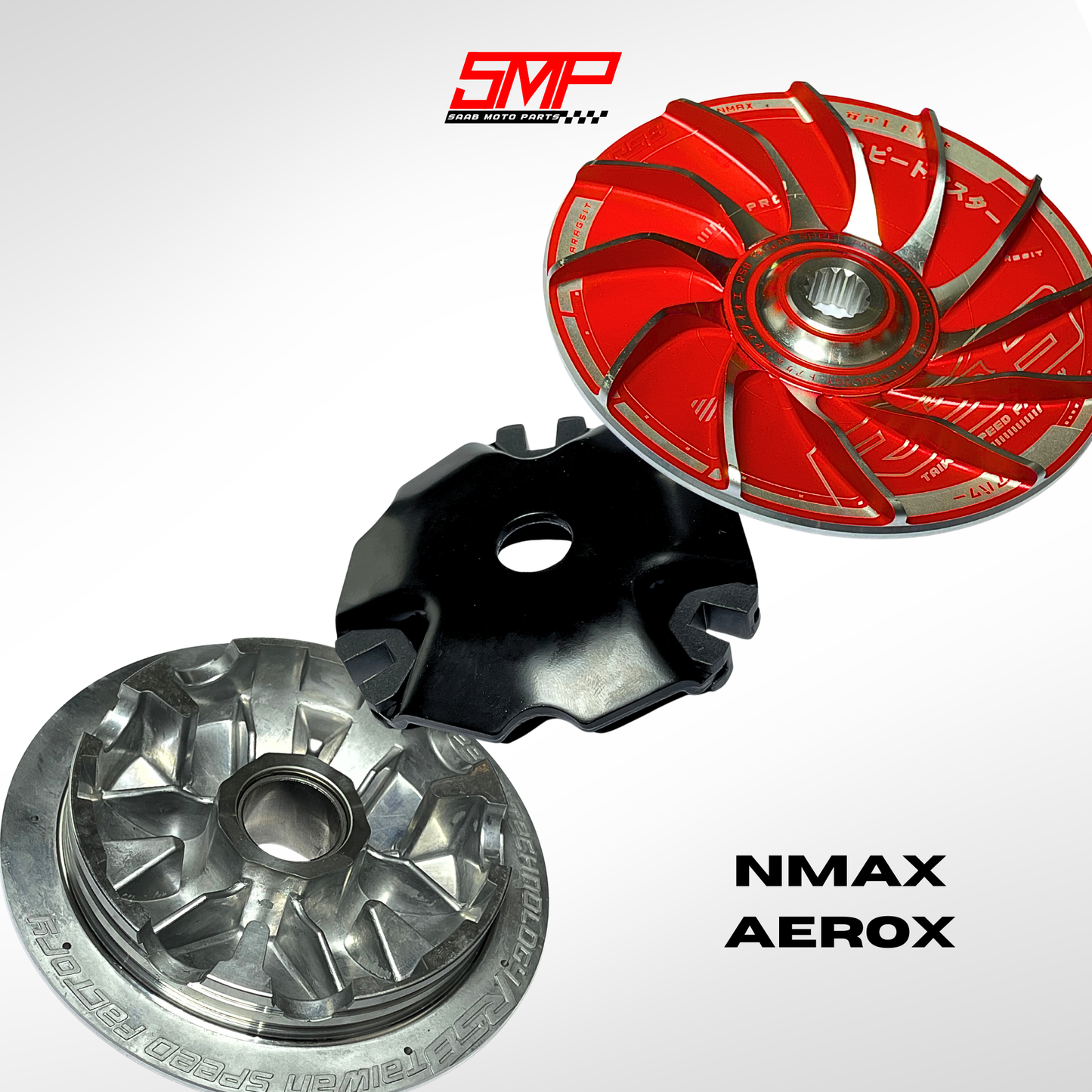 RS8 TARAGSIT Pulley Set v4.2 for AEROX/NMAX/BEAT FI/M3/MIO/CLICK/PCX/ADV